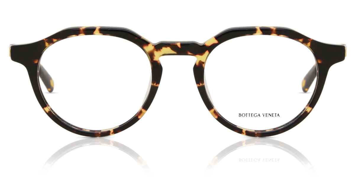 Image of Bottega Veneta BV1263O Formato Asiático 002 Óculos de Grau Tortoiseshell Masculino BRLPT