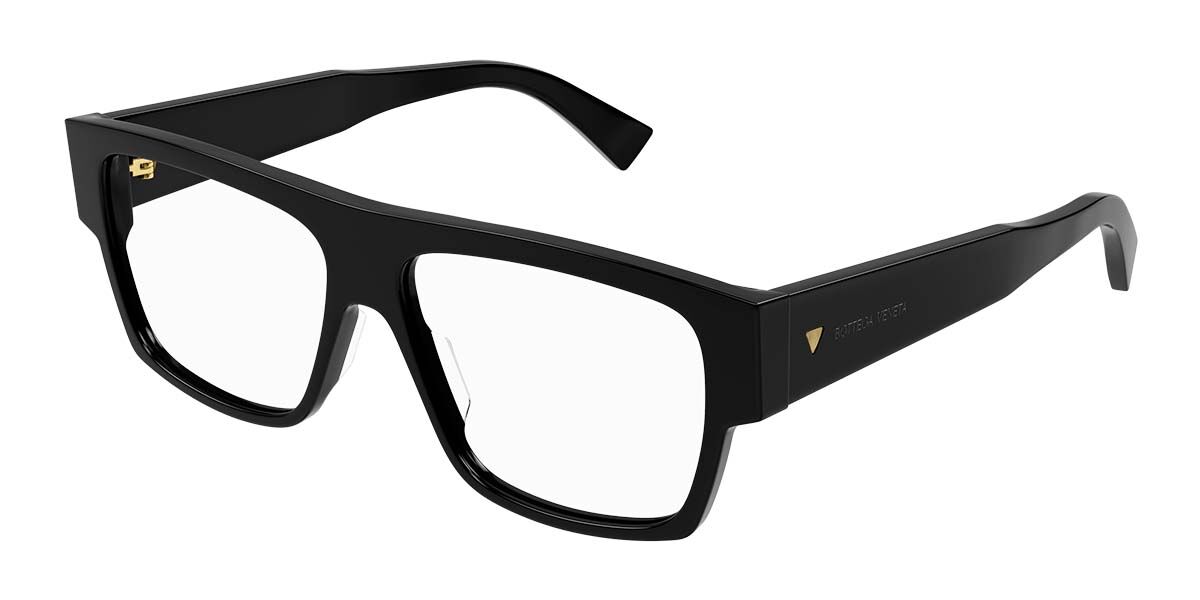 Image of Bottega Veneta BV1290O 001 56 Czarne Męskie Okulary Korekcyjne PL