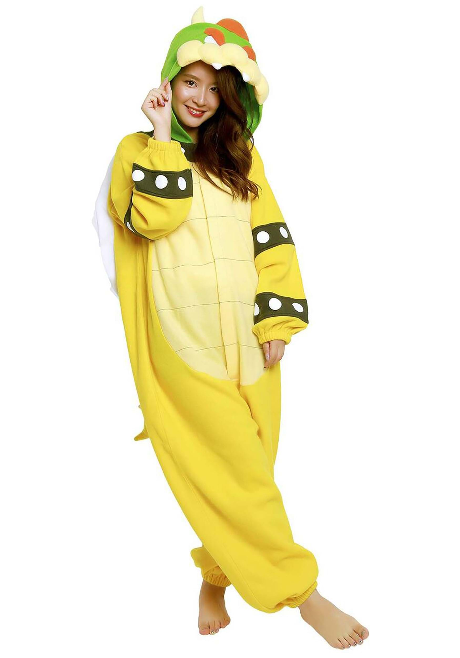 Image of Bowser Super Mario Brothers Kigurumi Adult Costume ID SZBAN068-ST