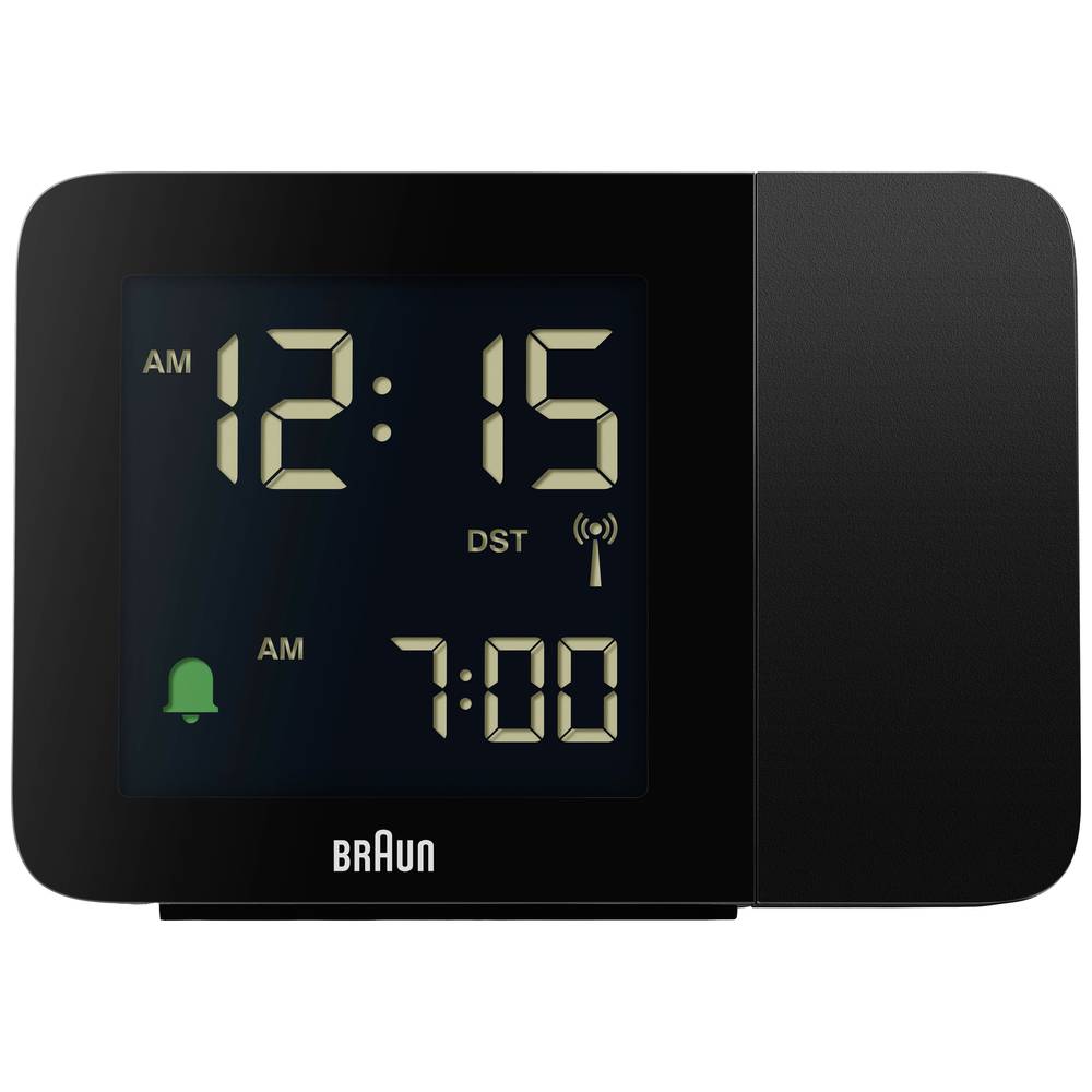 Image of Braun BC15B-DCF Radio Alarm clock Black