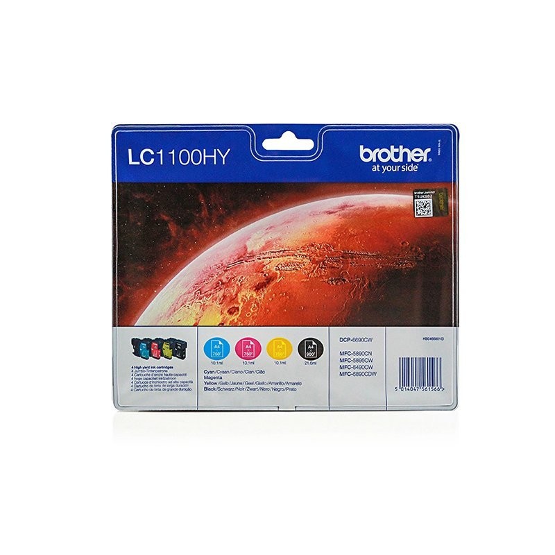 Image of Brother LC-1100HYVALBP multipack originálna cartridge SK ID 1823