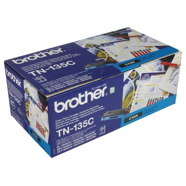 Image of Brother TN-135C azuriu (cyan) toner original RO ID 1276