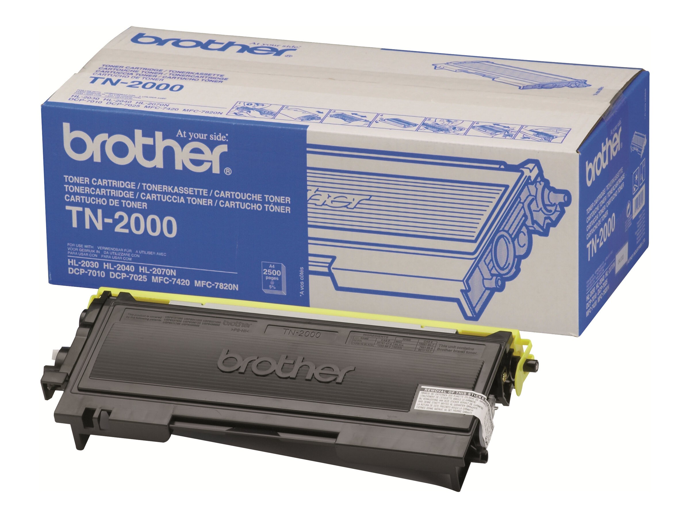 Image of Brother TN-2000 fekete (black) eredeti toner HU ID 468