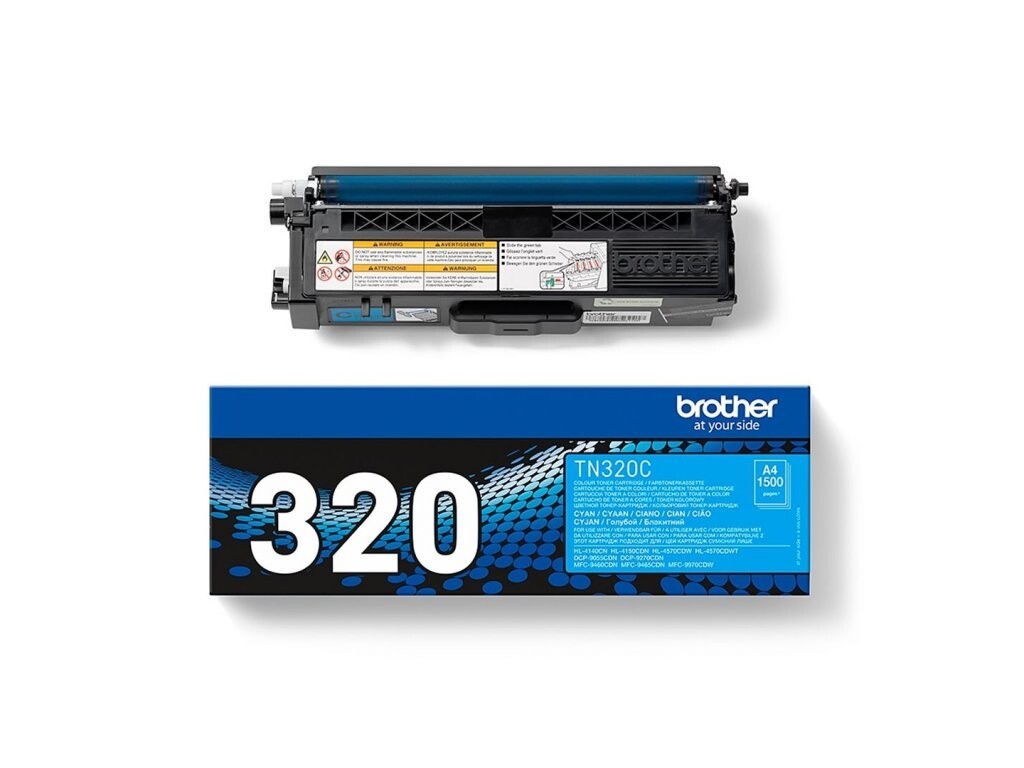 Image of Brother TN-320C azuriu (cyan) toner original RO ID 14236