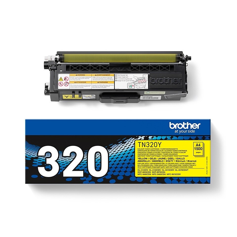 Image of Brother TN-320Y žltý (yellow) originálný toner SK ID 3887