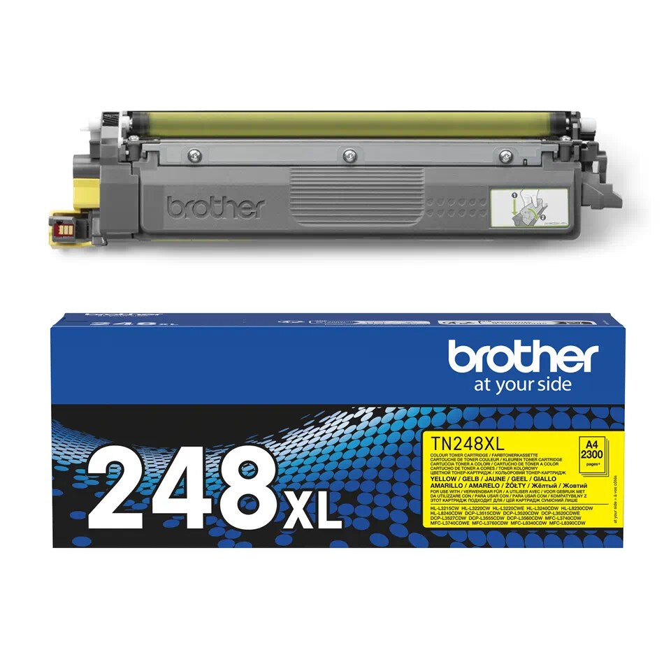 Image of Brother TN248XLY galben (yellow) toner original RO ID 500391