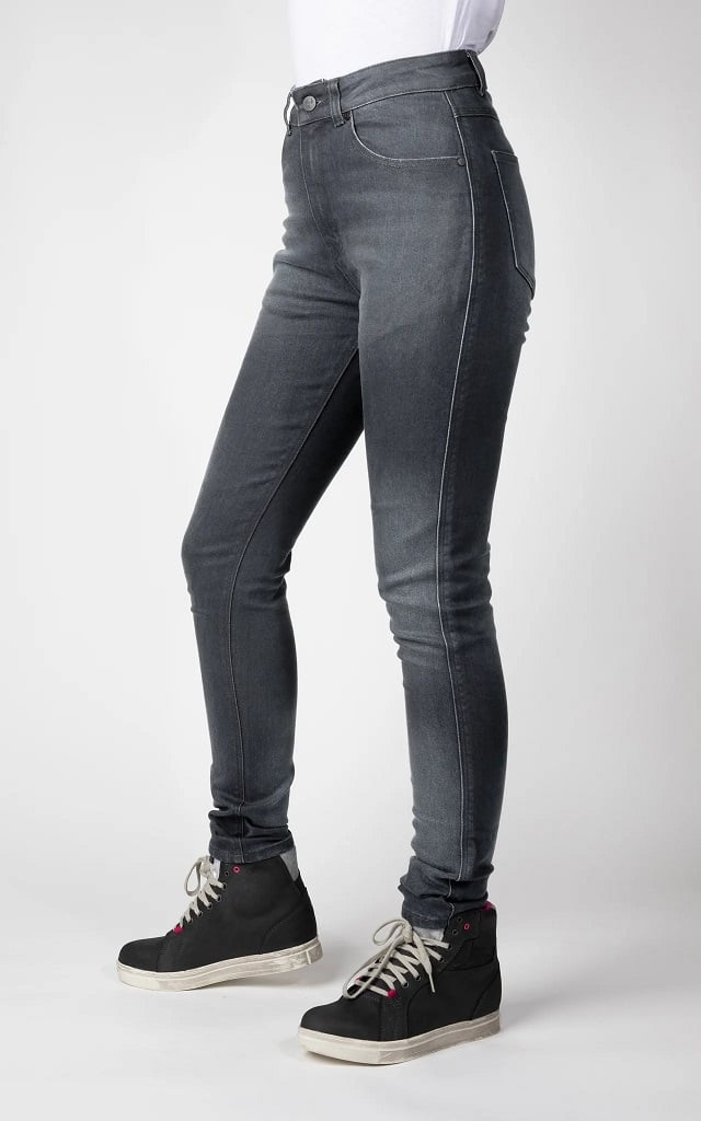 Image of Bull-It Jeans Elara Lady Grey Slim Short Size 34 EN