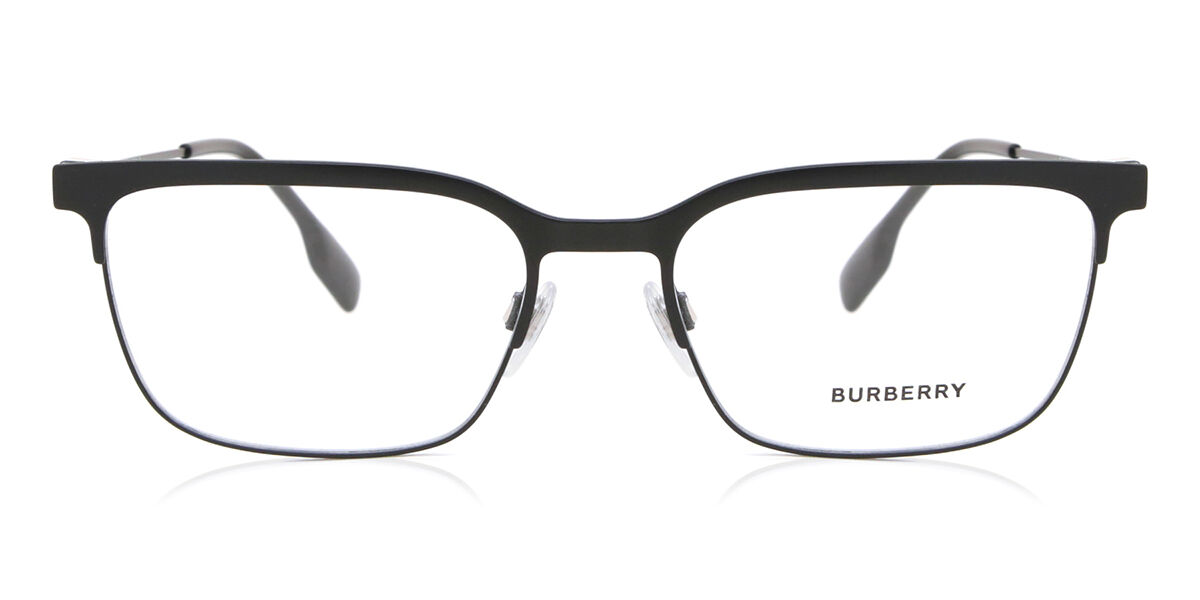 Image of Burberry BE1375 DOUGLAS Asian Fit 1007 56 Svarta Glasögon (Endast Båge) Män SEK
