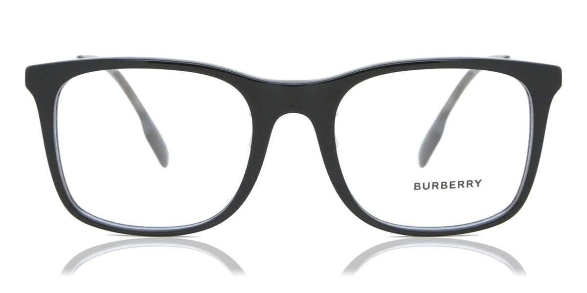 Image of Burberry BE2343F ELGIN Asian Fit 3001 53 Svarta Glasögon (Endast Båge) Män SEK