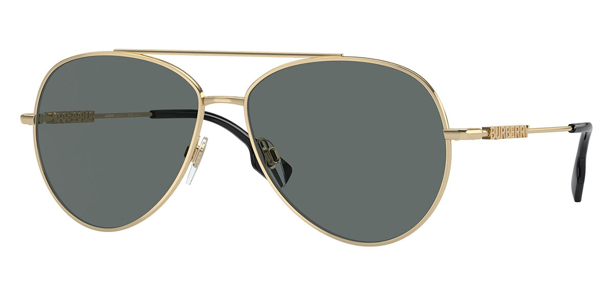 Image of Burberry BE3147 Polarized 110981 Óculos de Sol Dourados Feminino PRT