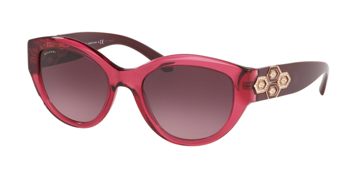 Image of Bvlgari BV8221B 54788H 53 Lunettes De Soleil Femme Purple FR