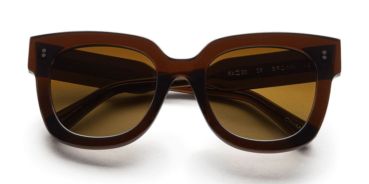 Image of CHIMI 08 Marrons Standard Lunettes De Soleil Homme Marrons FR