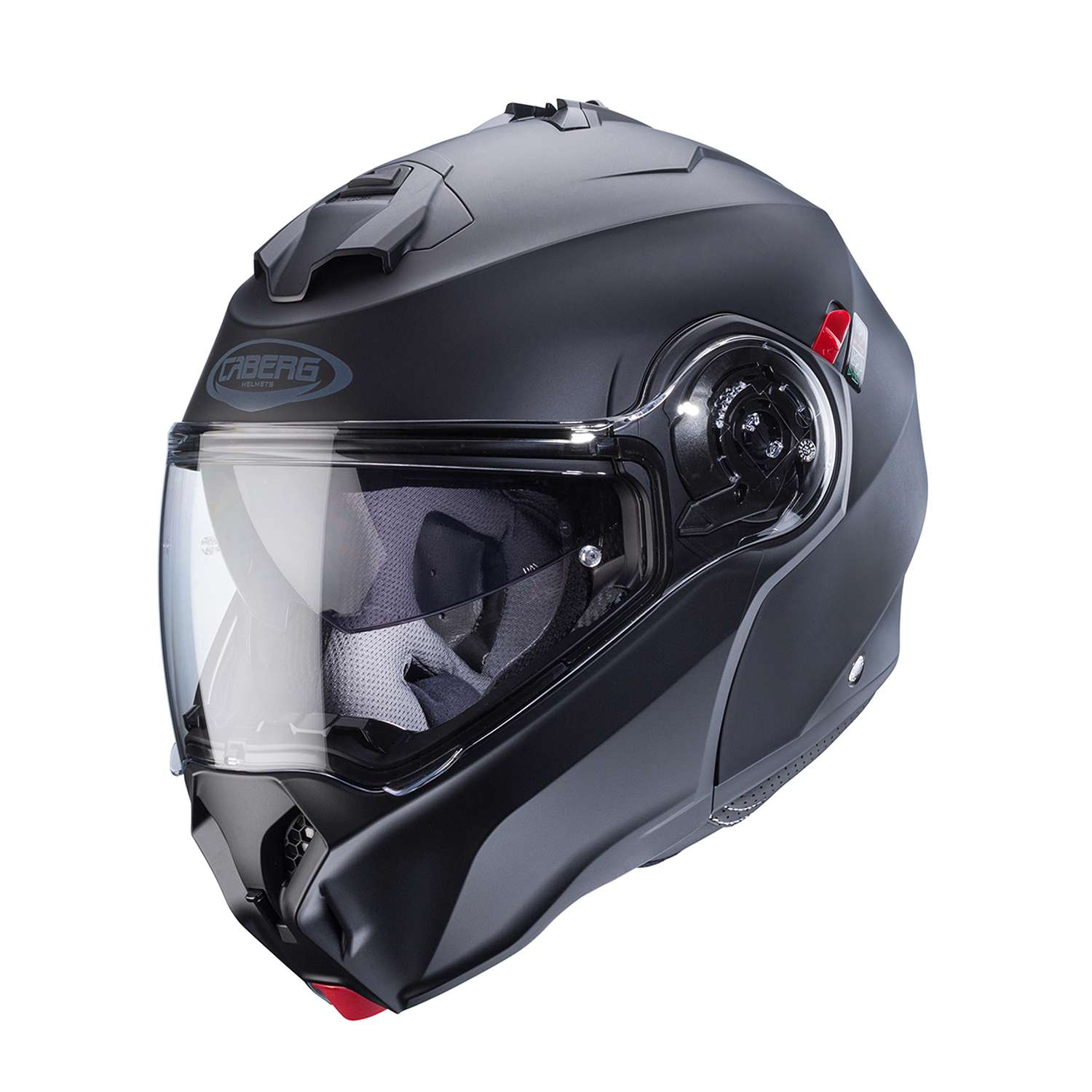 Image of Caberg Duke Evo Mate Negro Casco Modular Talla S