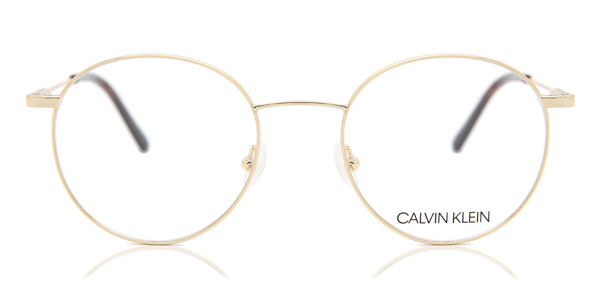 Image of Calvin Klein CK19119 717 49 Lunettes De Vue Homme Dorées (Seulement Monture) FR