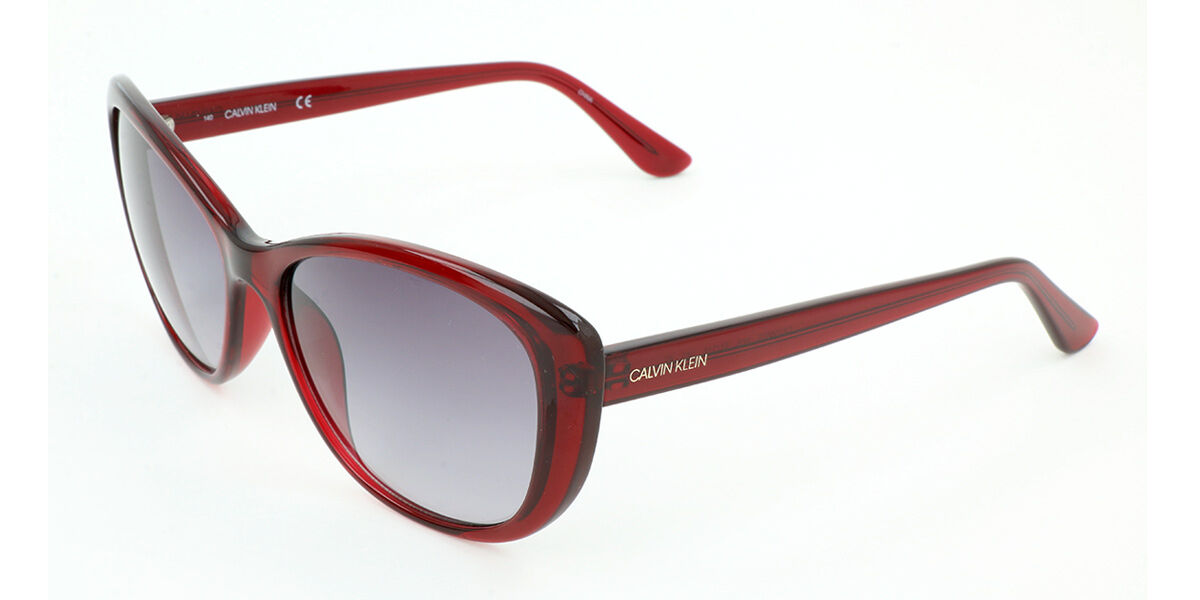 Image of Calvin Klein CK19560S 605 57 Lunettes De Soleil Femme Bordeaux FR