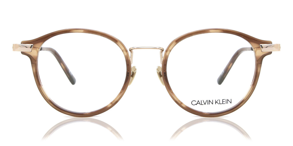 Image of Calvin Klein CK19708A Asian Fit 221 Óculos de Grau Marrons Feminino PRT