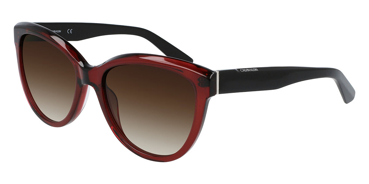 Image of Calvin Klein CK21709S 605 56 Lunettes De Soleil Homme Rouges FR