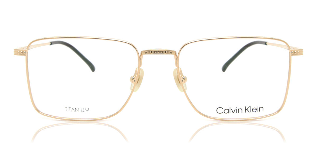 Image of Calvin Klein CK22109T 717 53 Guldiga Glasögon (Endast Båge) Män SEK