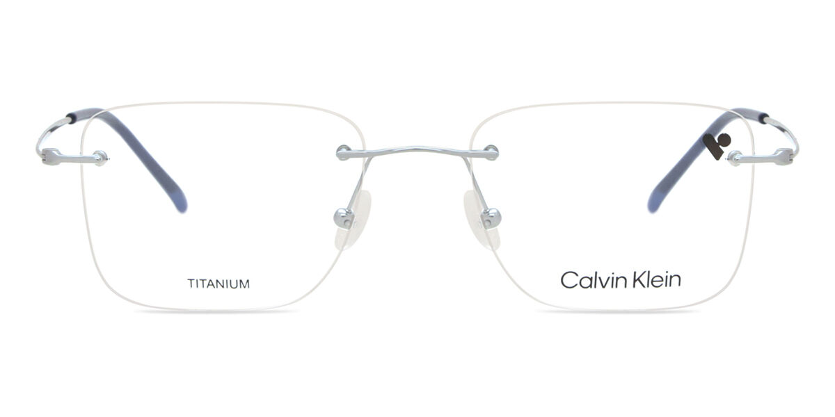 Image of Calvin Klein CK22125TB 414 52 Srebrne Męskie Okulary Korekcyjne PL