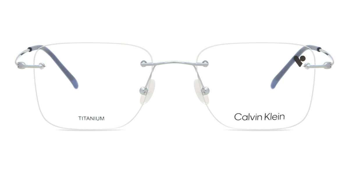 Image of Calvin Klein CK22125TB 414 Óculos de Grau Prata Masculino BRLPT
