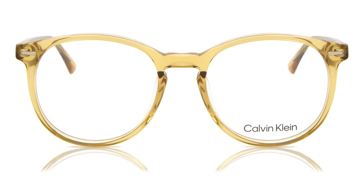 Image of Calvin Klein CK22504 260 Óculos de Grau Amarelos Masculino PRT