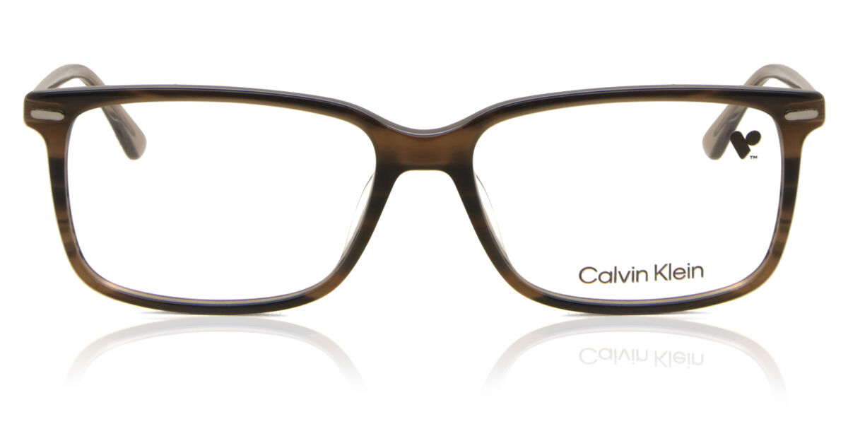 Image of Calvin Klein CK22542 317 56 Brązowe Męskie Okulary Korekcyjne PL