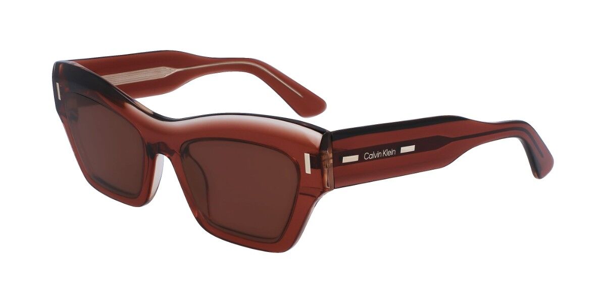 Image of Calvin Klein CK23503S 601 Óculos de Sol Marrons Feminino BRLPT