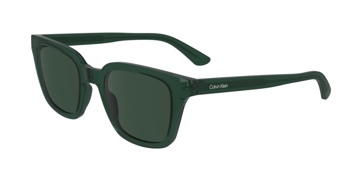 Image of Calvin Klein CK24506S 300 49 Lunettes De Soleil Homme Vertes FR