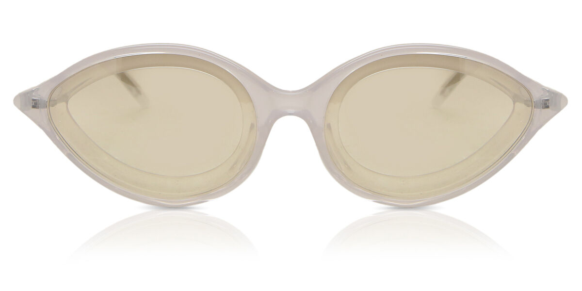 Image of Calvin Klein CKNYC1853SR 101 61 Lunettes De Soleil Femme Blanches FR