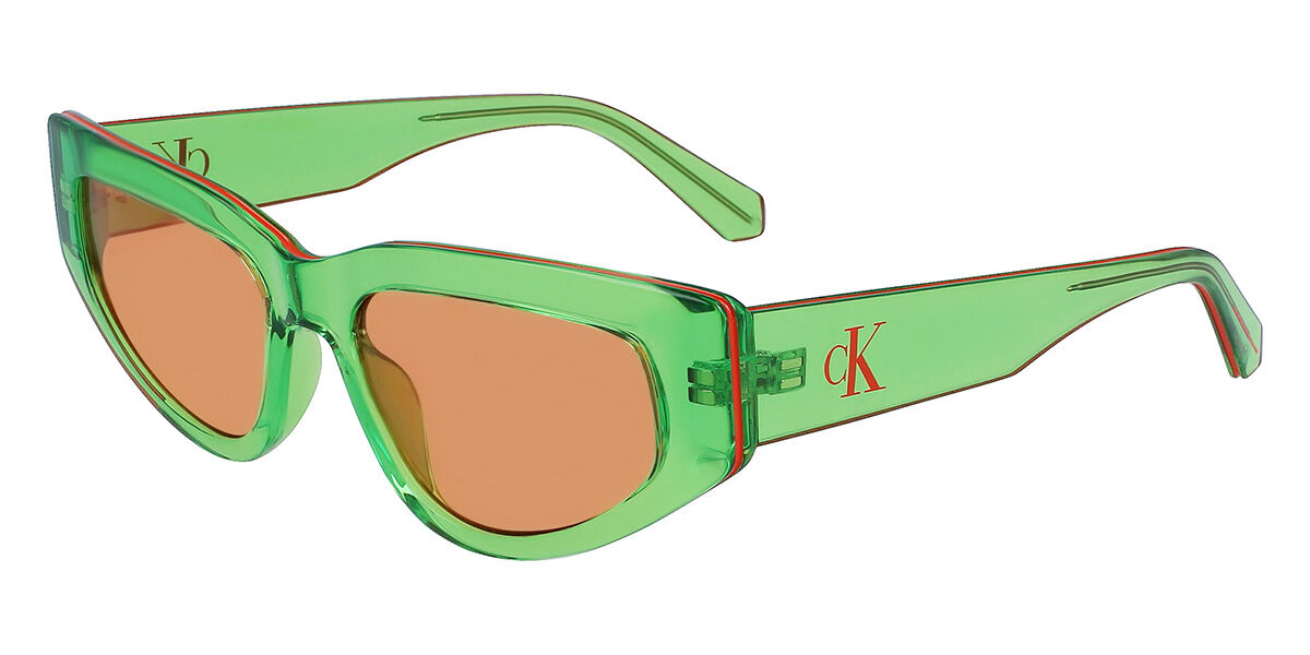 Image of Calvin Klein Jeans CKJ23603S 300 Óculos de Sol Verdes Feminino PRT