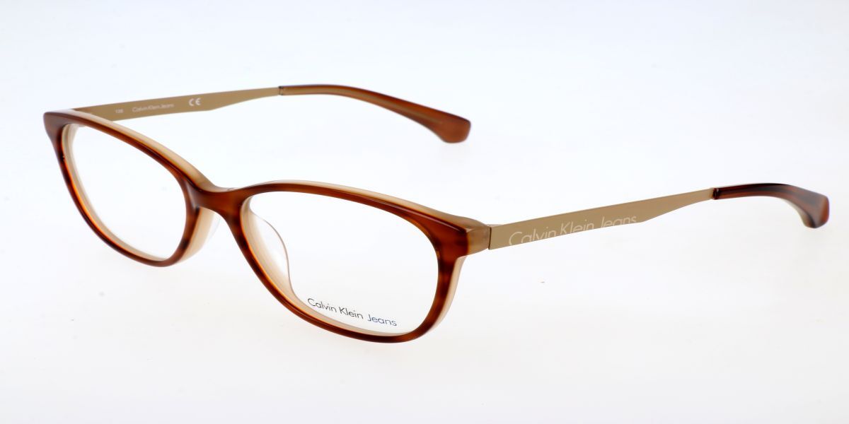 Image of Calvin Klein Jeans CKJ481 244 53 Tortoiseshell Męskie Okulary Korekcyjne PL