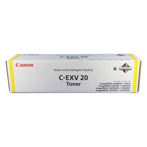 Image of Canon C-EXV20 sárga (yellow) eredeti toner HU ID 14325