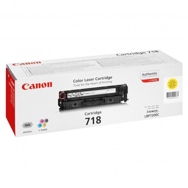 Image of Canon CRG-718 żółty (yellow) toner oryginalny PL ID 14315