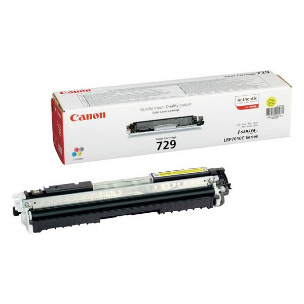 Image of Canon CRG-729 4367B002 żółty (yellow) toner oryginalny PL ID 14350