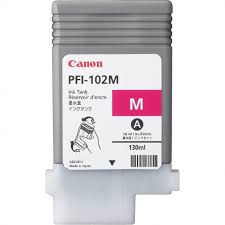 Image of Canon PFI-102M 0897B001 purpurowy (magenta) tusz oryginalna PL ID 13632
