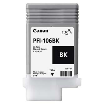 Image of Canon PFI-106BK fekete (black) (blue) eredeti tintapatron HU ID 6178