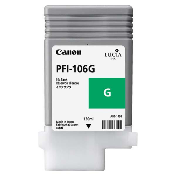 Image of Canon PFI-106G 6628B001 zelená (green) originální cartridge CZ ID 13739