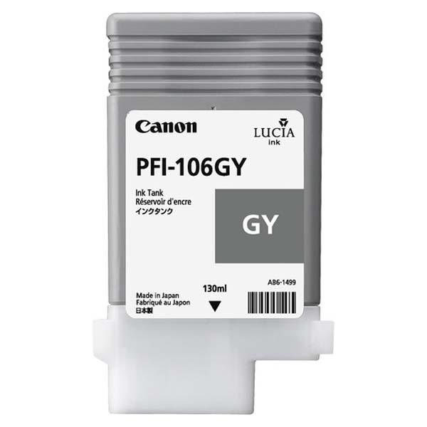 Image of Canon PFI-106GY 6630B001 szary (grey) tusz oryginalna PL ID 13760