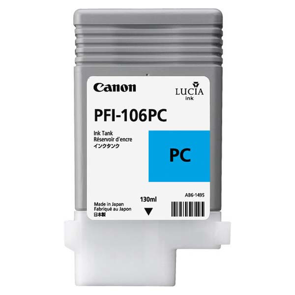 Image of Canon PFI-106PC 6625B001 foto azurová (photo cyan) originální cartridge CZ ID 13740
