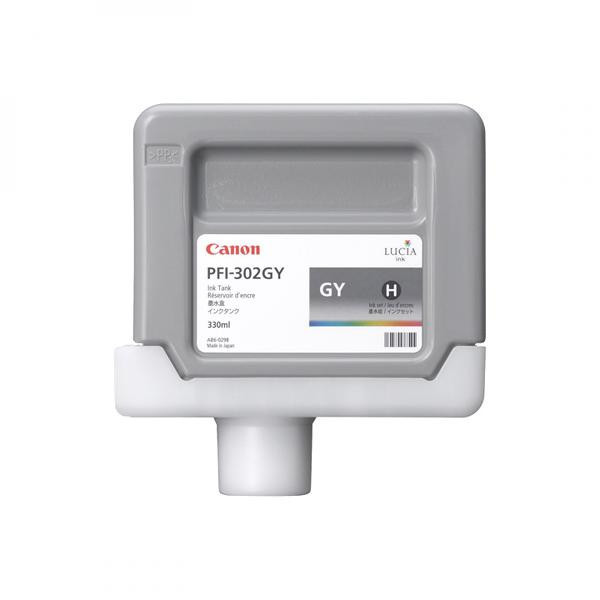 Image of Canon PFI-302GY 2217B001 gri (grey) cartus original RO ID 13636