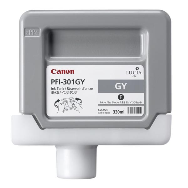 Image of Canon PFI-306GY 6666B001 sivá (grey) originálna cartridge SK ID 13761