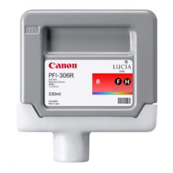 Image of Canon PFI-306R 6663B001 piros (red) eredeti tintapatron HU ID 13729