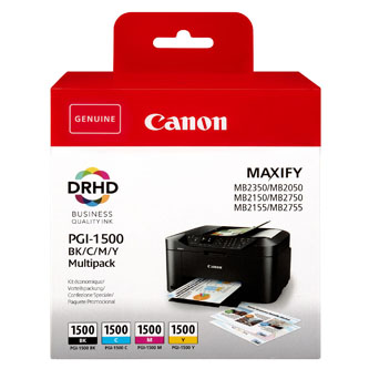 Image of Canon PGI-1500 9218B005 BK/C/M/Y multipack originální cartridge CZ ID 323215
