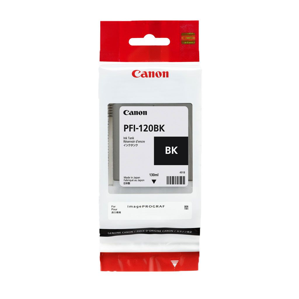 Image of Canon eredeti tintapatron PFI120BK black 130ml 2885C001 Canon TM-200 205 300 305 HU ID 17804