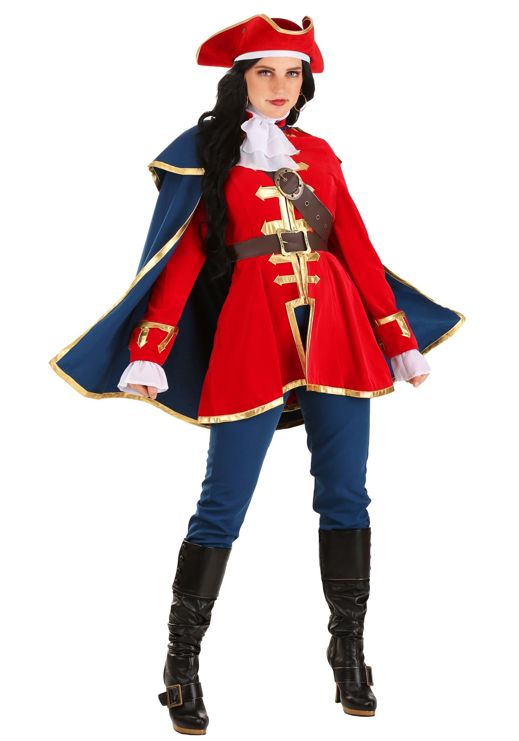 Image of Captain Pirate Costume for Women ID FUN4512AD-XL