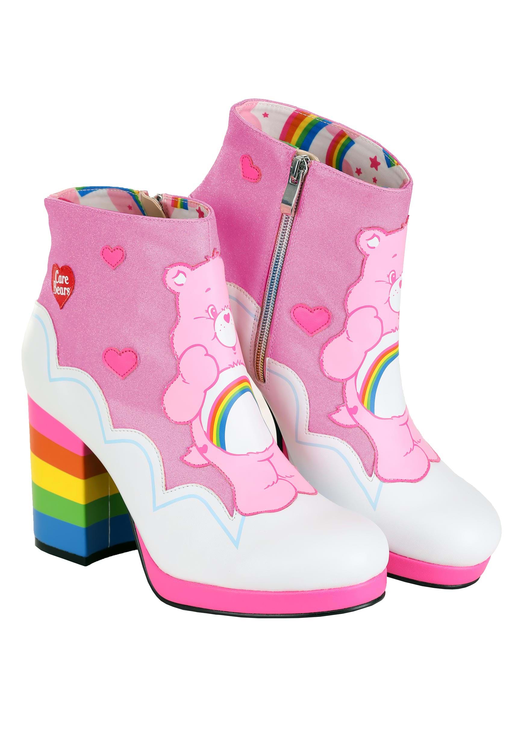 Image of Care Bears Cheer Bear Ankle Boots | Care Bears Shoes ID FUN3143AD-11