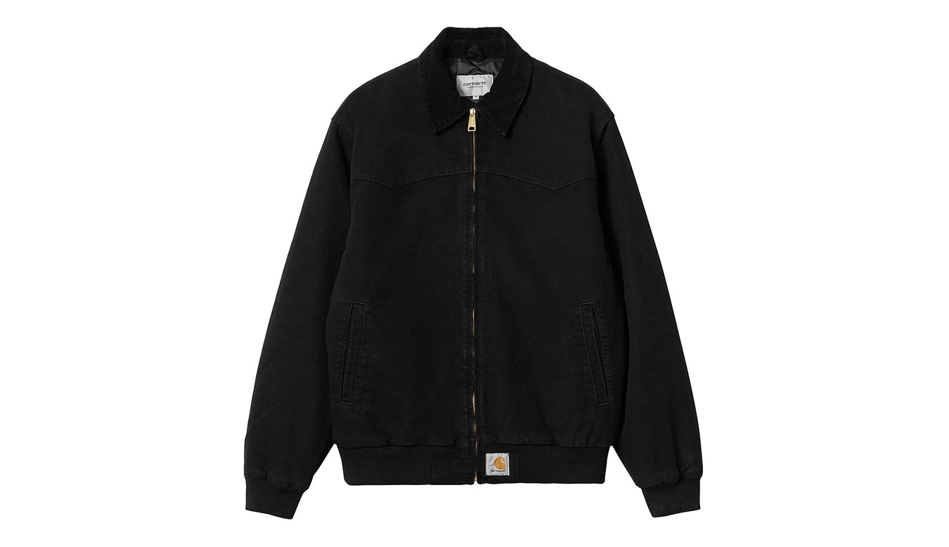 Image of Carhartt WIP OG Santa Fe Jacket Black ESP