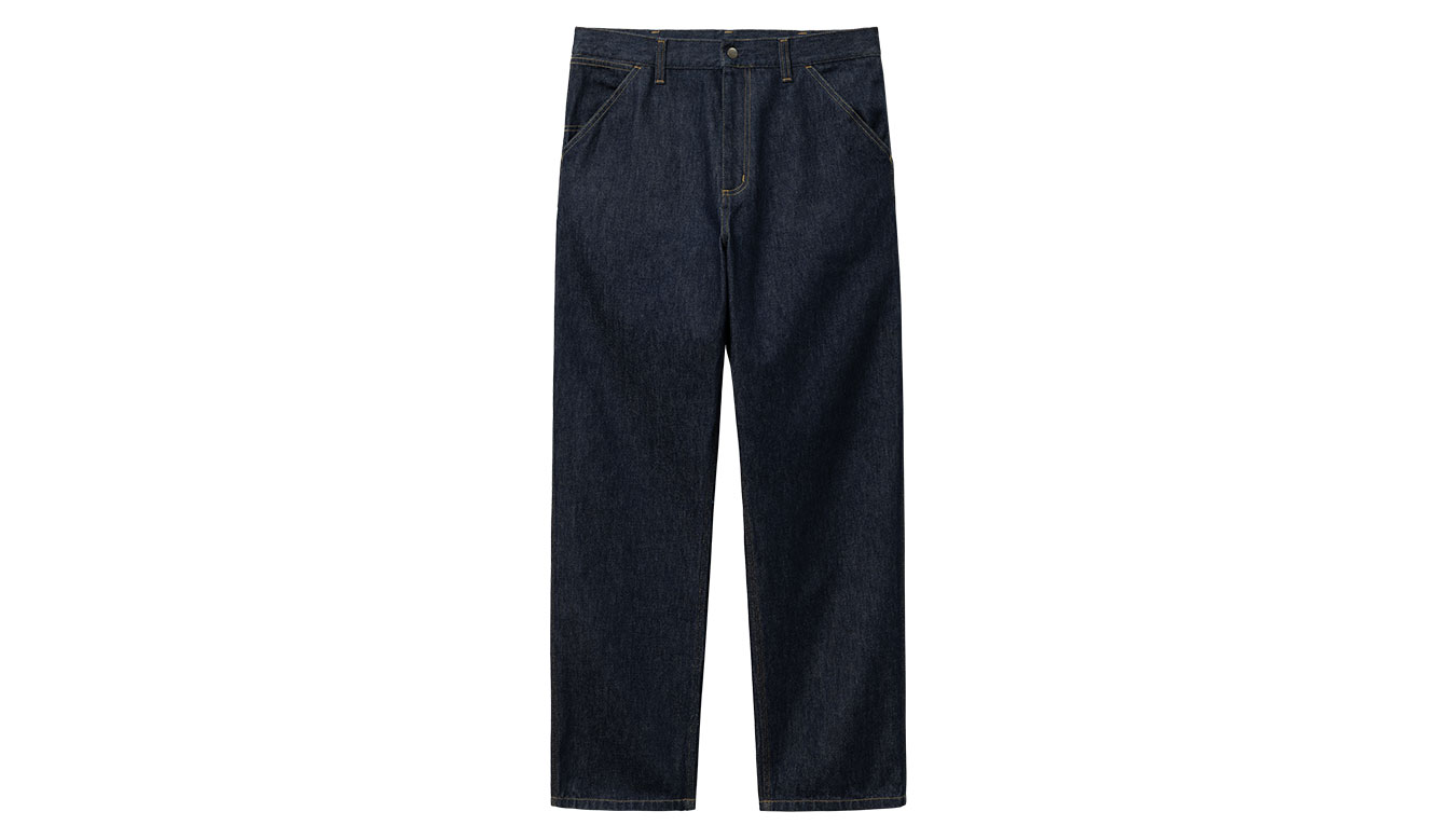 Image of Carhartt WIP Single Knee Pant Blue Rinsed DE