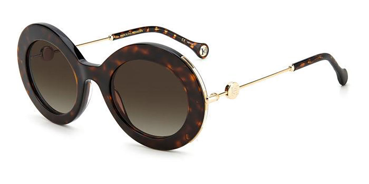 Image of Carolina Herrera CH 0020/S 086/HA Óculos de Sol Tortoiseshell Feminino PRT