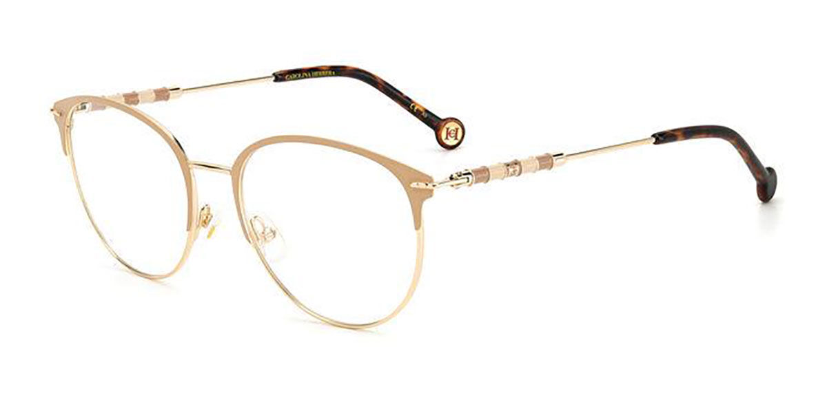 Image of Carolina Herrera CH 0041 BKU 53 Brązowe Damskie Okulary Korekcyjne PL